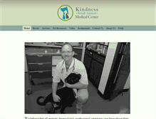 Tablet Screenshot of kindnesssmallanimalvet.com